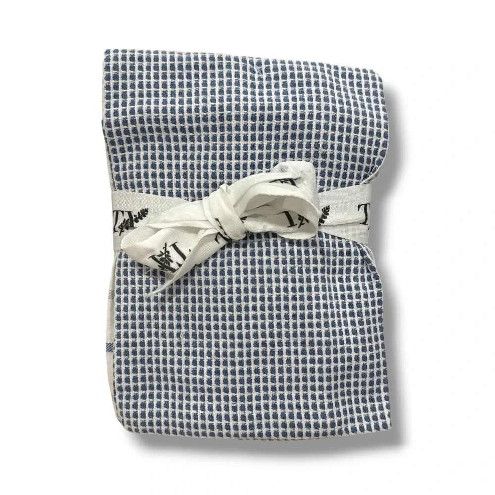 My Texas Sutton Pick Stitch 5-Piece Kitchen Set, Blue White - Walmart